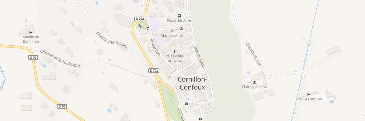 Plan du 5049 Rue Saint Roch à Cornillon-Confoux