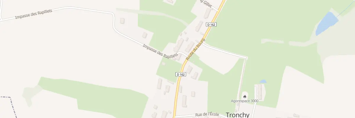 Plan du 420 Rte du Bourg à Tronchy