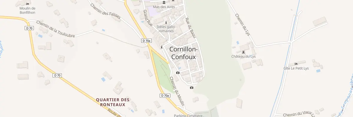Plan du 7 Rue du Mistral à Cornillon-Confoux