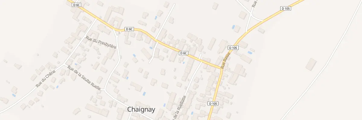 Plan du 16 Rue du Puits Chirot à Chaignay