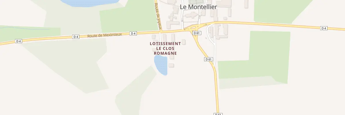Plan du 9 Lot Le Clos Romagne au Montellier