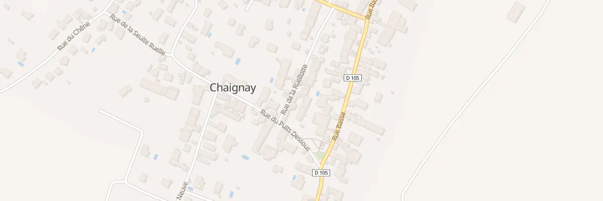 Plan du 2 Rue de la Ruellotte à Chaignay