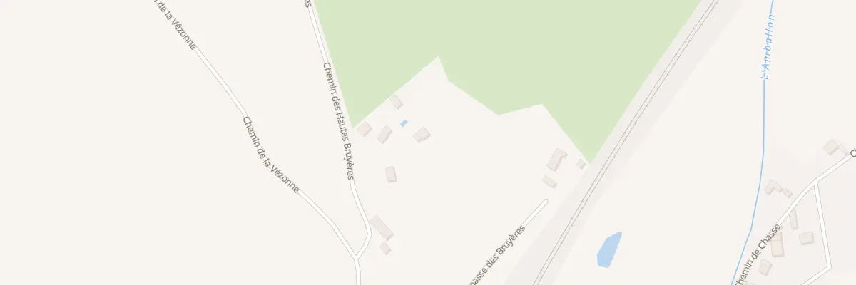 Plan du 284 Che des Hautes Bruyères à Beauvoir-de-Marc