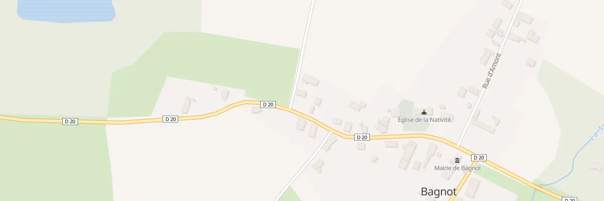 Plan du 2 Rue du Buisson d’Anvion à Bagnot