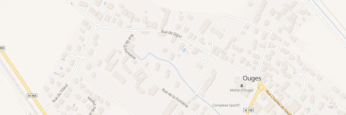 Plan du 5D Rue de Dijon à Ouges