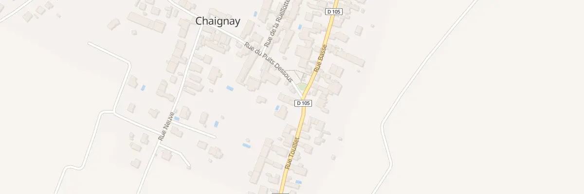 Plan du 22 Rue du Puits Dessous à Chaignay