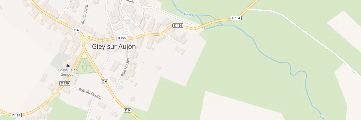 Plan du 7 Rue du Chateau à Giey-sur-Aujon