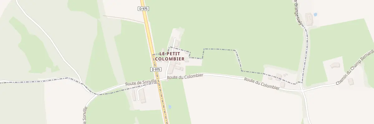 Plan du 3618 Rte du Colombier à Vernoux