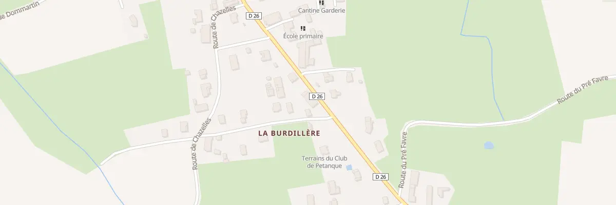 Plan du 256 Rte de la Léchère à Marsonnas