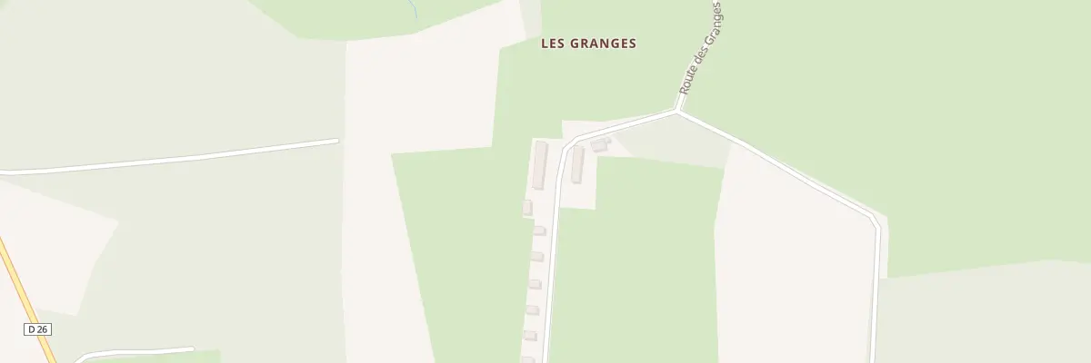 Plan du 730 Rte des Granges à Chaveyriat