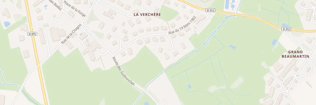 Plan du 2 Imp des Charmilles à Romenay