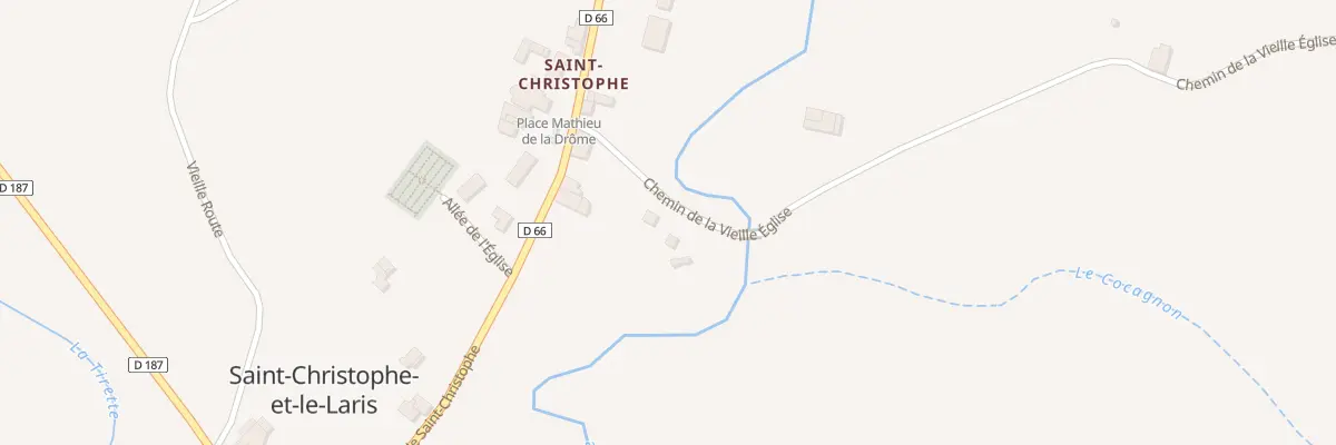 Plan du 80 Che de la Vieille Eglise à Saint-Christophe-et-le-Laris