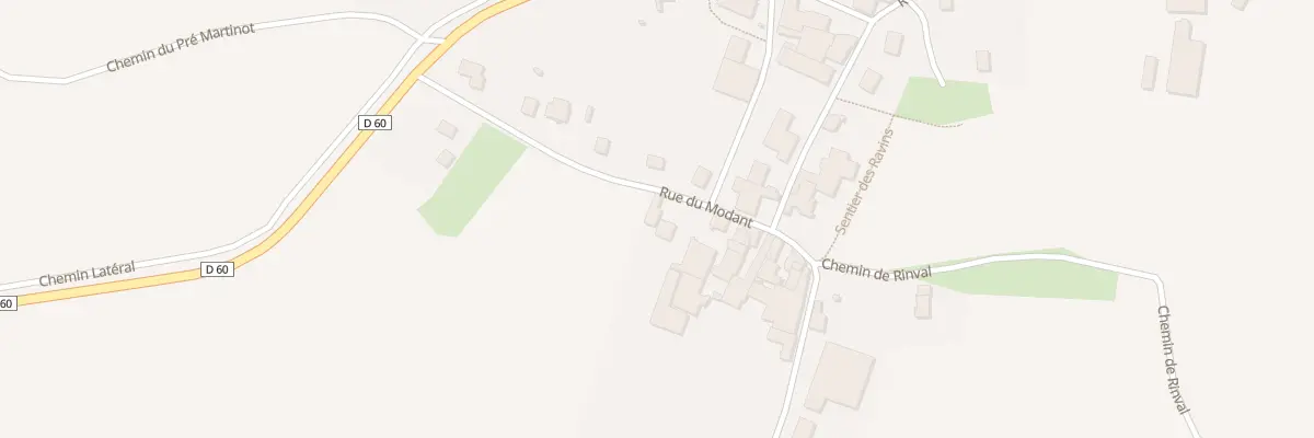 Plan du 10 Rue du Modant à Nomécourt