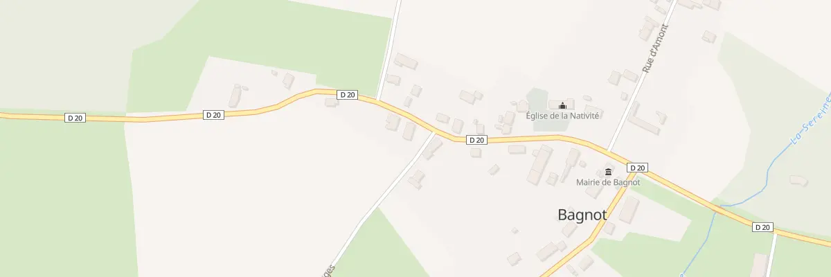Plan du 2 Rue de la Marquise de Panges à Bagnot
