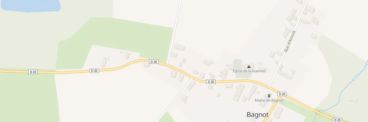Plan du 12 Rte de Nuits Saint Georges à Bagnot