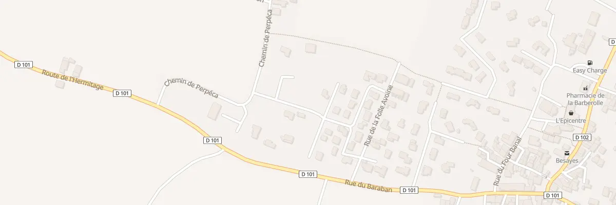 Plan du 12 Rue des Roseaux à Bésayes