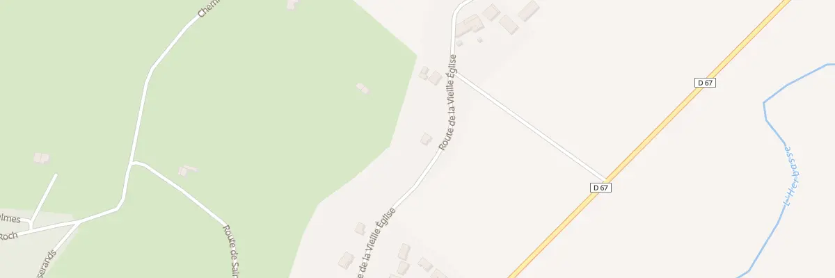 Plan du 495 Rte de la Vieille Église à Crépol