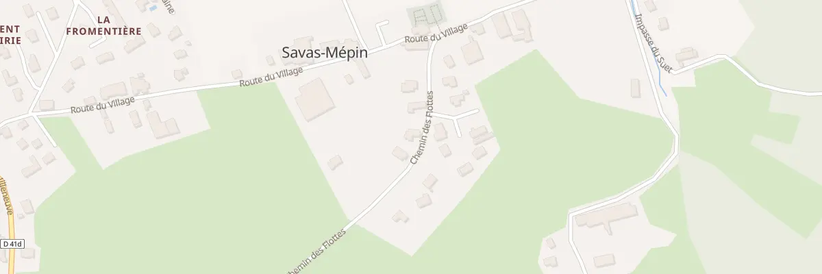 Plan du 112 Che des Flottes à Savas-Mépin