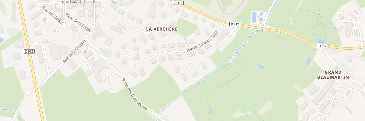 Plan du 12 Rue du 19 Mars 1962 à Romenay