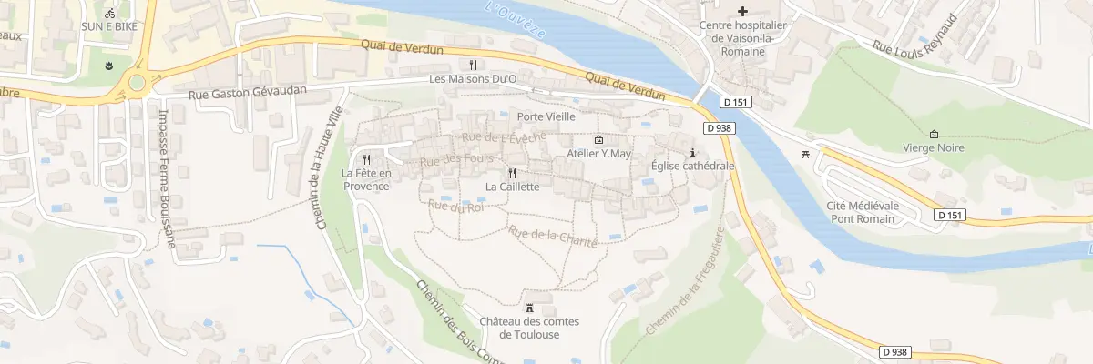 Plan du 6314 Rue des Fours à Vaison-la-Romaine