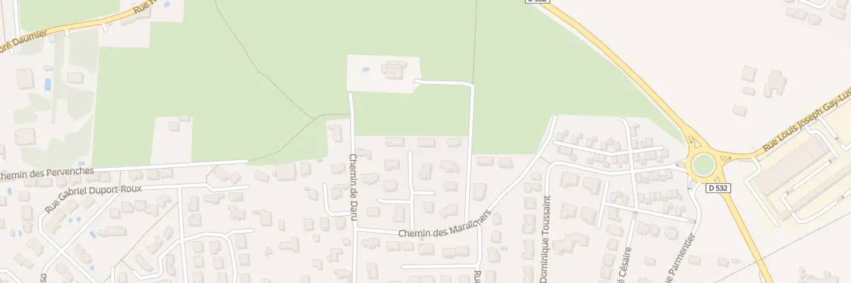 Plan du 1 Che des Maraichers à Romans-sur-Isère