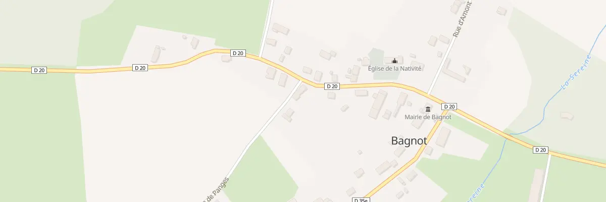 Plan du 5021 Rue de la Marquise de Panges à Bagnot