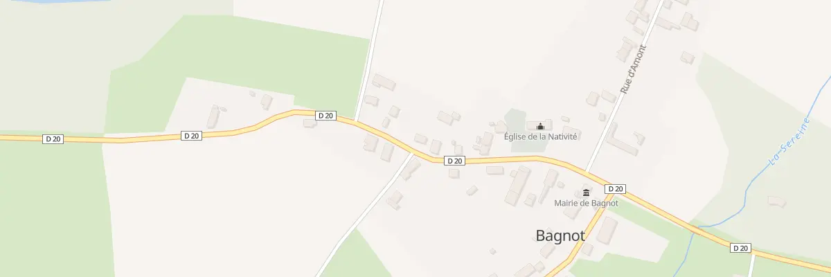 Plan du 10 Rte de Nuits Saint Georges à Bagnot