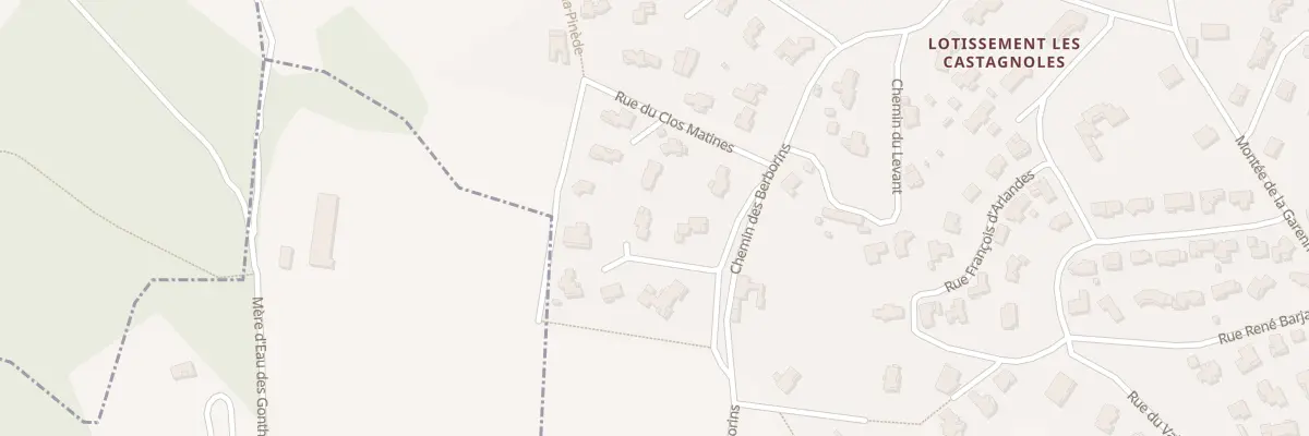 Plan du 80 Rue de l’Asparagus à Génissieux