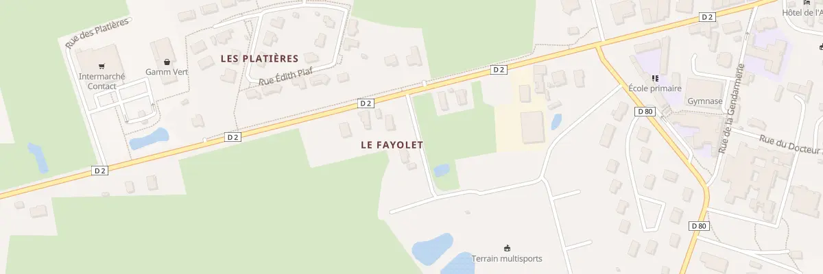 Plan du 463 Rte de Pont de Vaux à Saint-Trivier-de-Courtes
