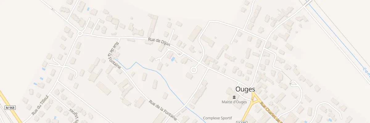 Plan du 5A Rue de Dijon à Ouges