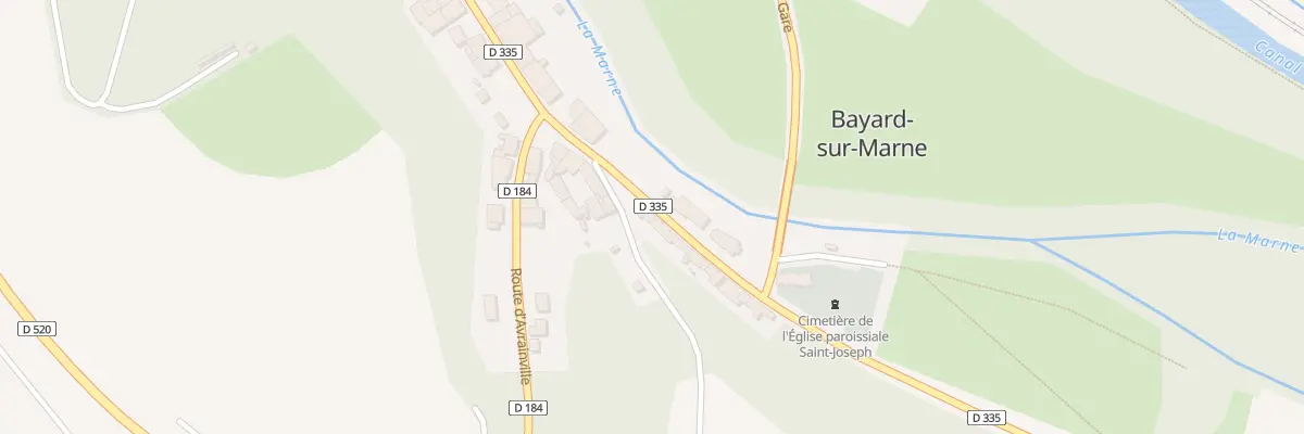 Plan du 18 Av des Gen P et J Marchand à Bayard-sur-Marne