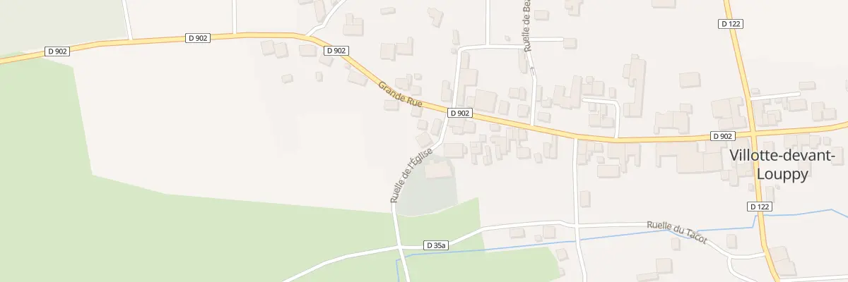 Plan du 4 Rle de l’Eglise à Villotte-devant-Louppy