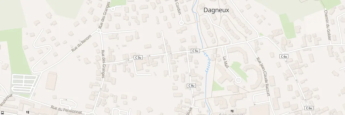 Plan du 178 Rue du Cottey à Dagneux