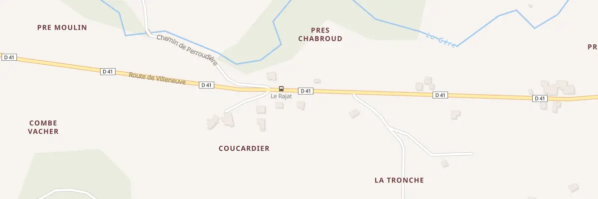 Plan du 1558 Rte de Villeneuve à Meyssiez