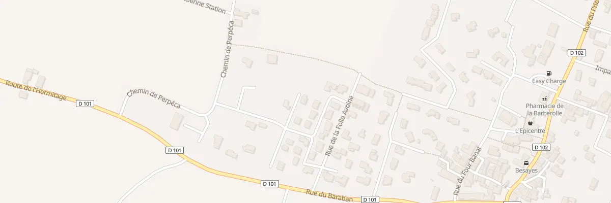 Plan du 21 Rue de la Follatiere à Bésayes