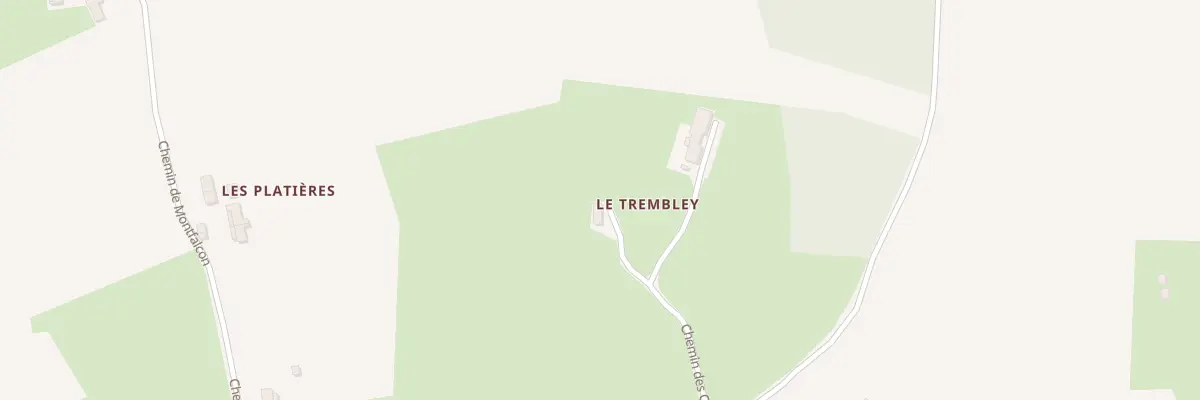 Plan du 225 Che des Curnillards à Mézériat