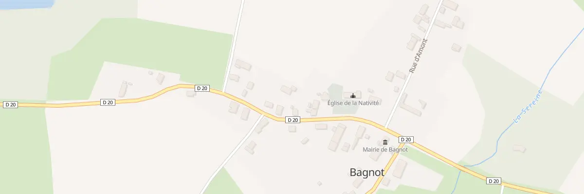 Plan du 6B Rte de Nuits Saint Georges à Bagnot