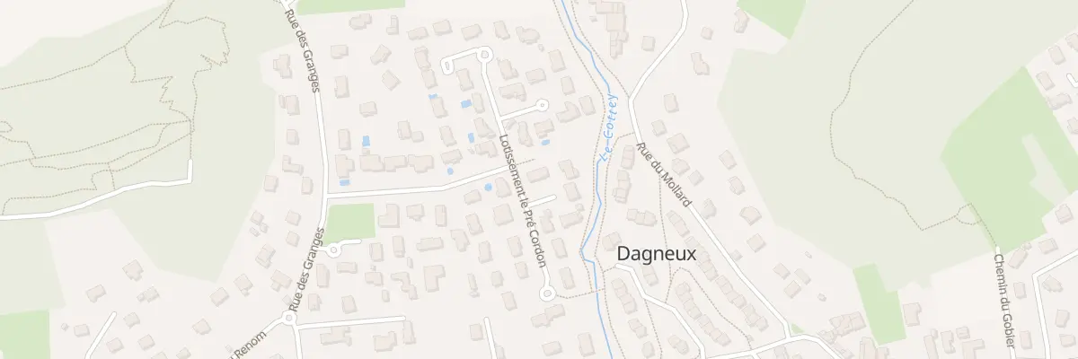 Plan du 1 Lot le Pre Cordon à Dagneux