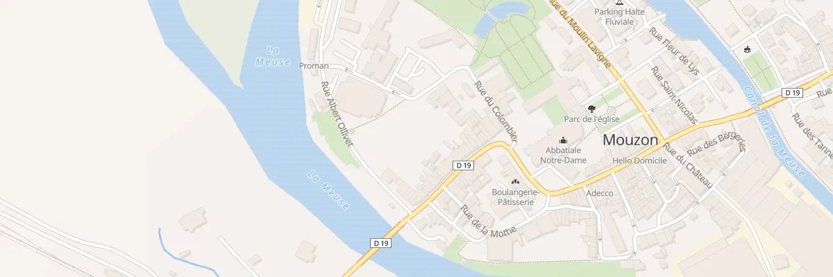 Plan du 26 Rue de la Porte de France à Mouzon