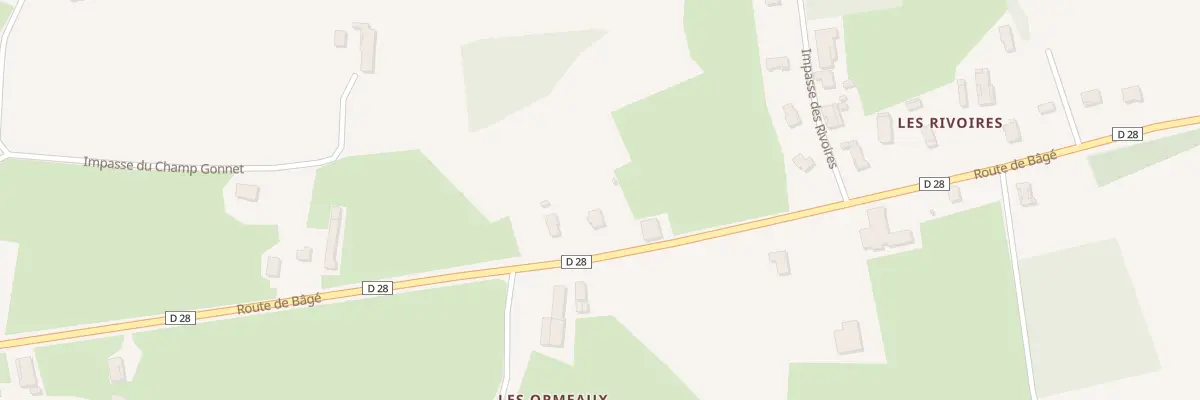 Plan du 800 Rte de Bâgé à Marsonnas