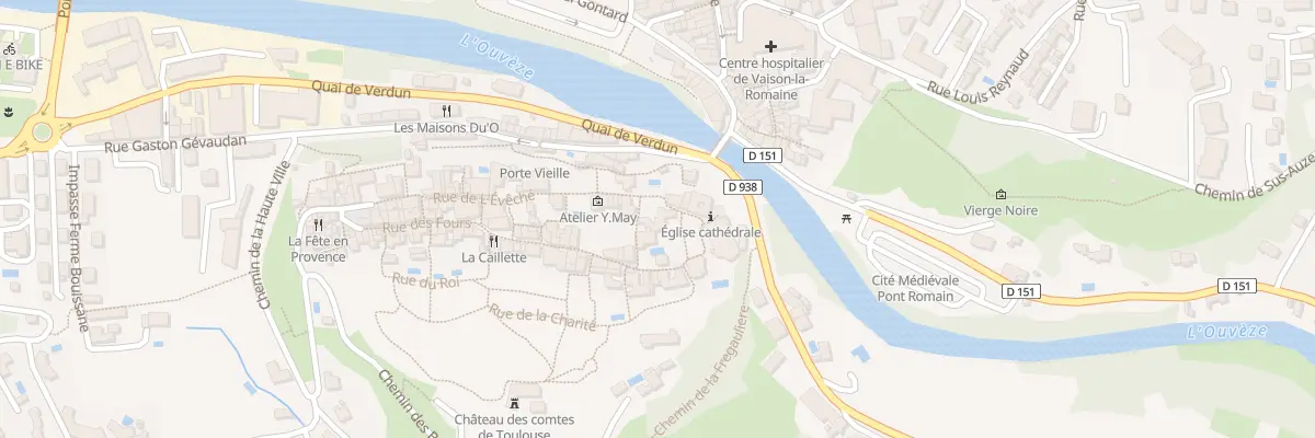 Plan du 6280 Rue de L’Eglise à Vaison-la-Romaine