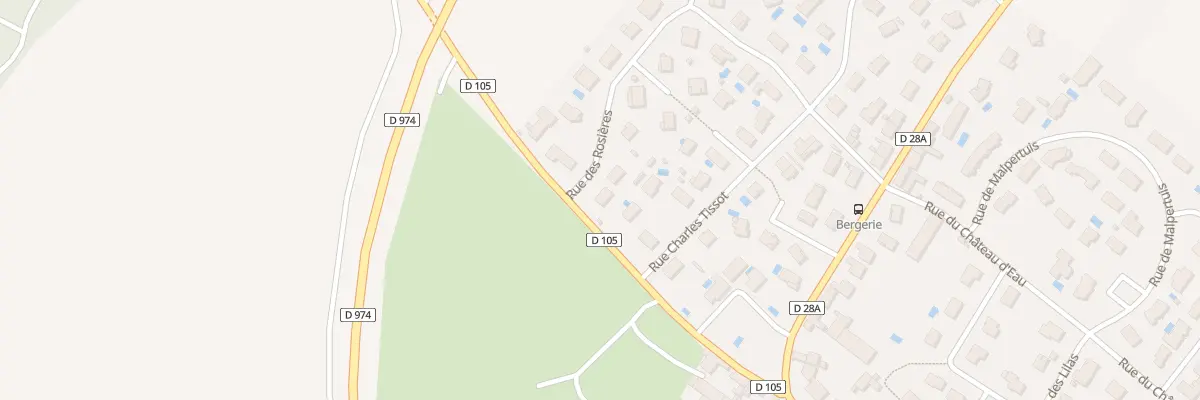 Plan du 2 Rue des Rosières à Norges-la-Ville