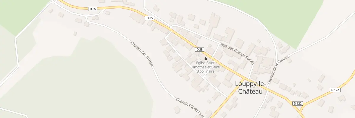 Plan du 19 Rue des Grands Pressoirs à Louppy-le-Château