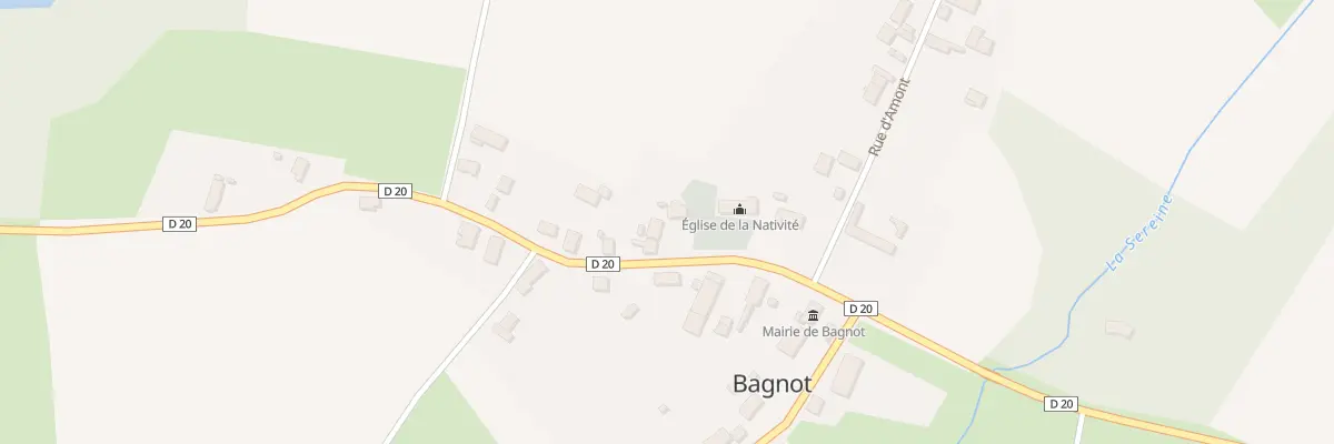 Plan du 4 Rte de Nuits Saint Georges à Bagnot