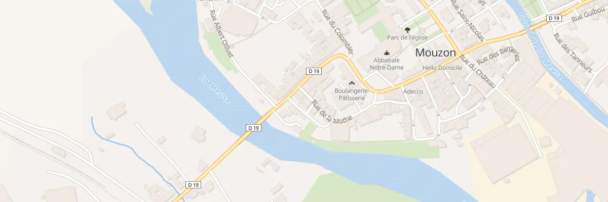 Plan du 5409 Rue de la Mothe à Mouzon