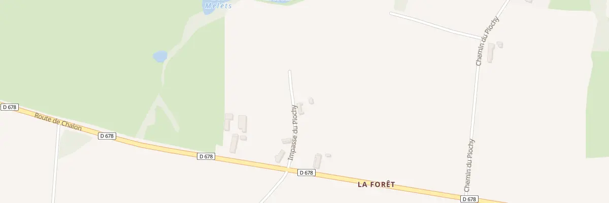 Plan du 2 Imp du Piochy à Lessard-en-Bresse