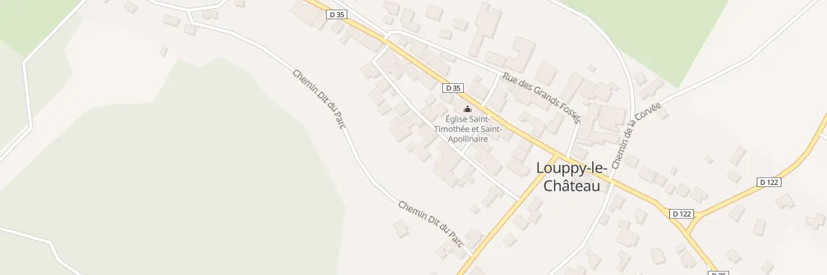 Plan du 15 Rue des Grands Pressoirs à Louppy-le-Château