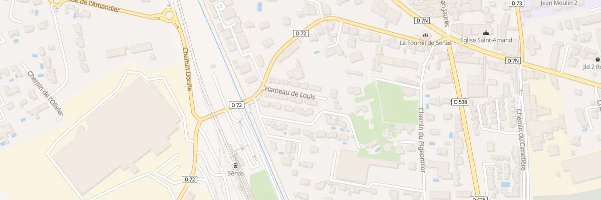 Plan du 9000 Av Baptiste Dubois à Sénas