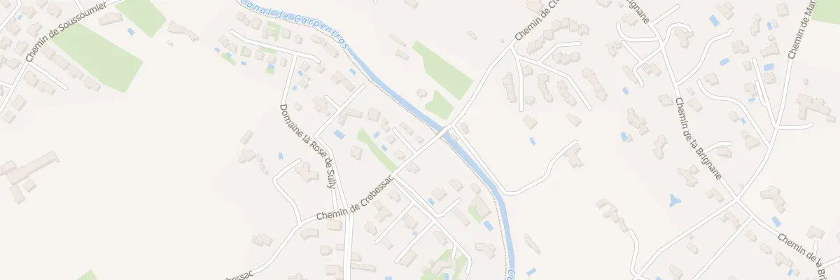 Plan du 5000F Che de Crébessac à L’Isle-sur-la-Sorgue