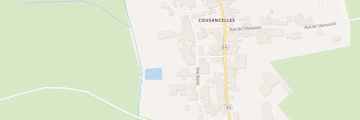 Plan du 20 Rue Basse à Cousances-les-Forges